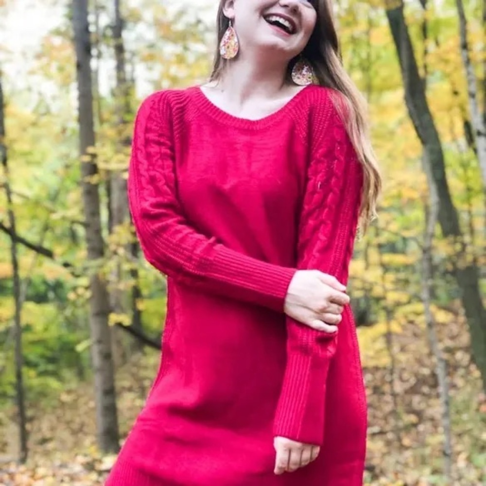 LuLaRoe Lauren Chenille sweater dress or tunic top- nwot